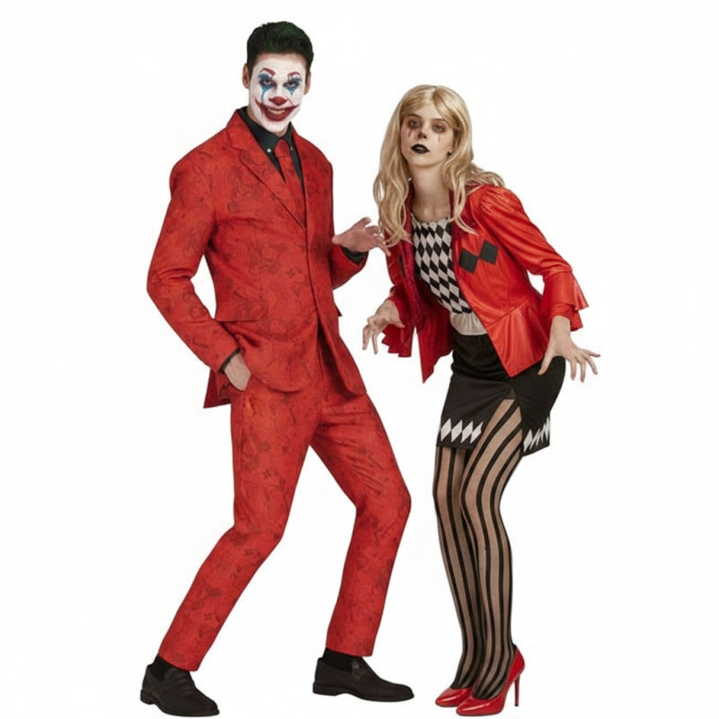 Pareja de villanos amantes