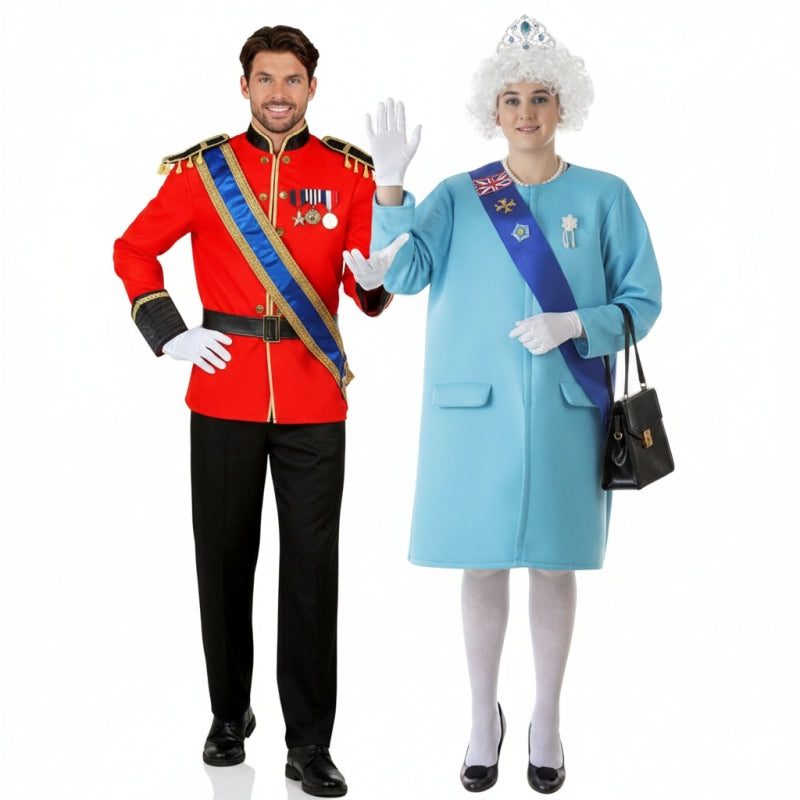 Koppelkostuums Isabel II en Carlos III
