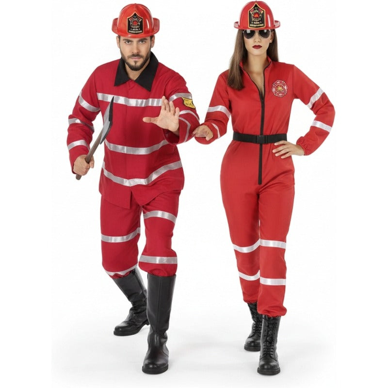 Pareja Bomberos jefe