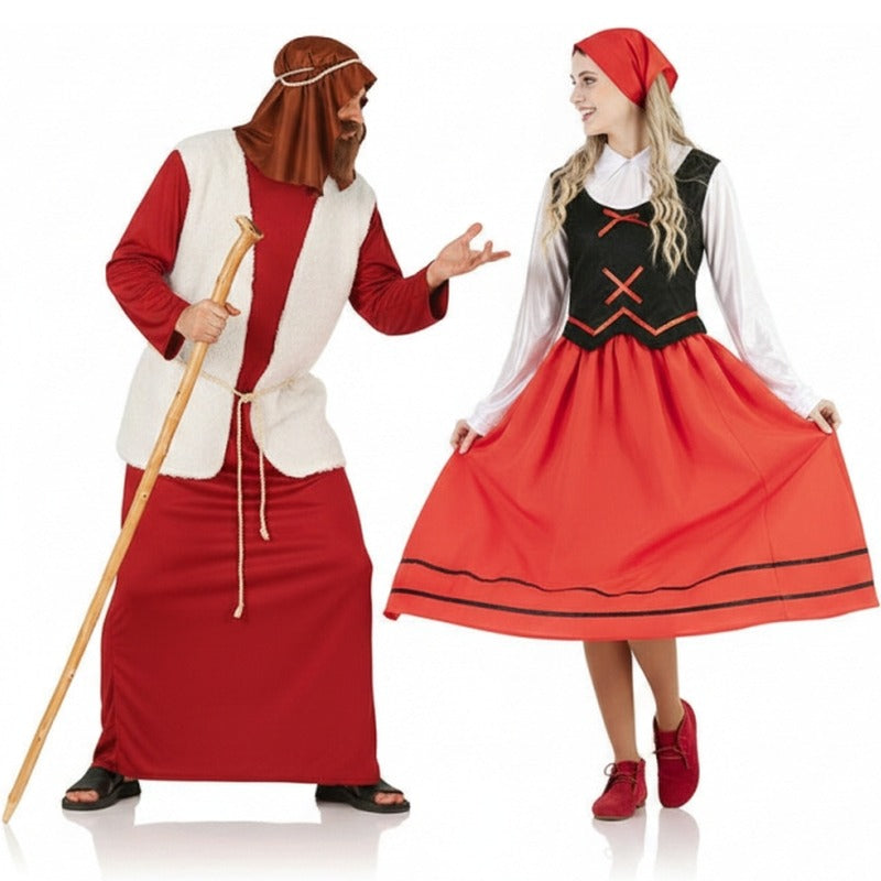 Pareja de Pastores de Navidad