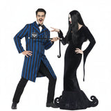 Koppelkostuums Gómez en Morticia Addams
