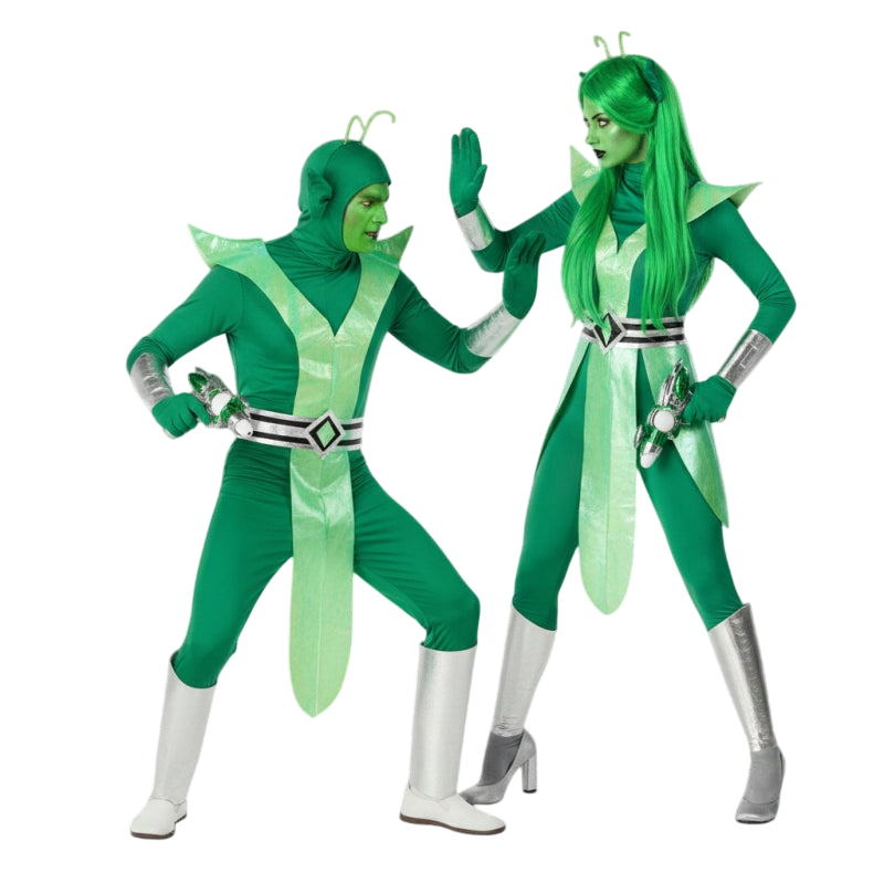 Koppelkostuums Groene Alienígenas