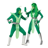 Koppelkostuums Groene Alienígenas