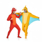 Pareja de Triceratops y Pterodáctilo