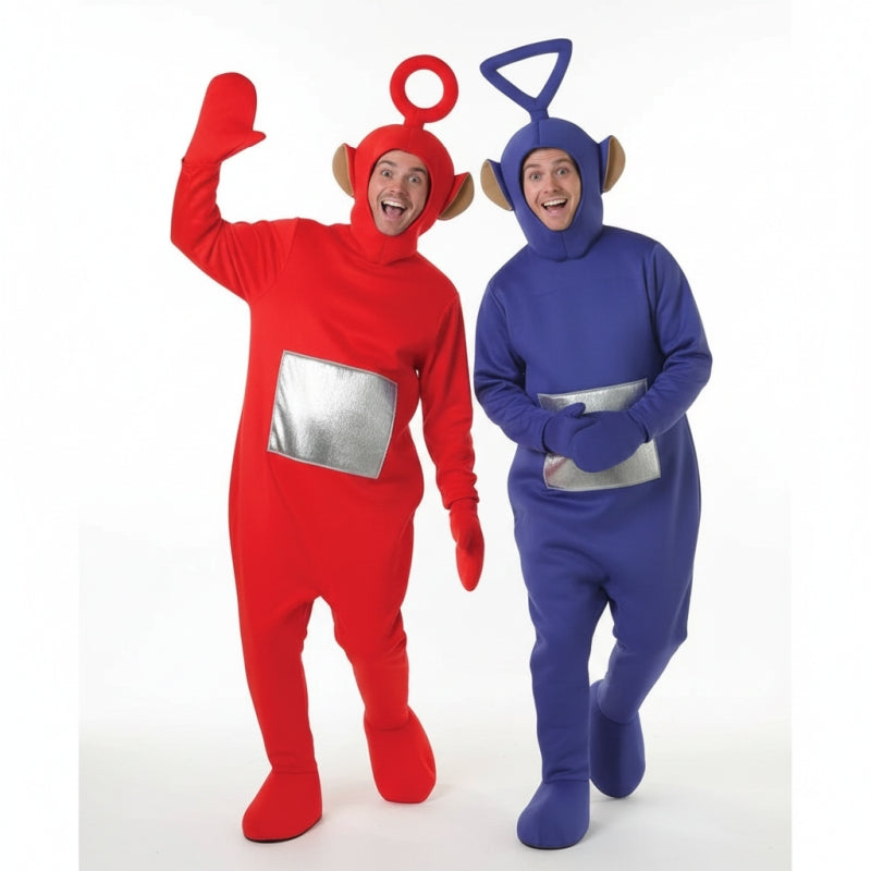 Koppelkostuums Po en Tinky Winky Teletubbies