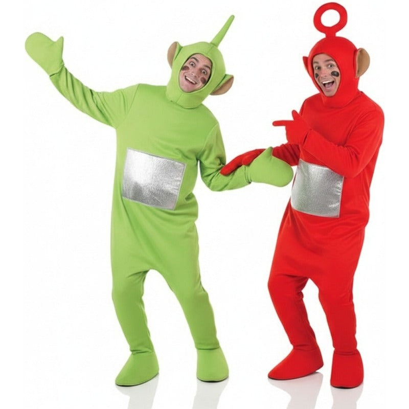 Koppelkostuums Dipsy en Po Teletubbies