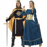 Pareja de Rey y Doncella Medieval