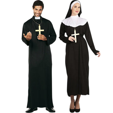 Pareja Cura y Monja