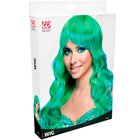 Peluca Sirena Verde Packaging