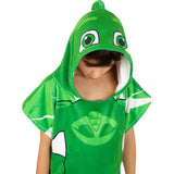 Toalla poncho Gekko para niño - PJ Masks Detalle