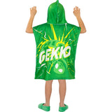 Toalla poncho Gekko para niño - PJ Masks Espalda
