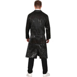 Chaqueta Frac de Lentejuelas Negras para Hombre Espalda