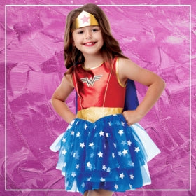 Disfraces de Superheroínas y Villanas para niña