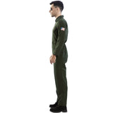 Disfraz de Piloto Caza para hombre perfil