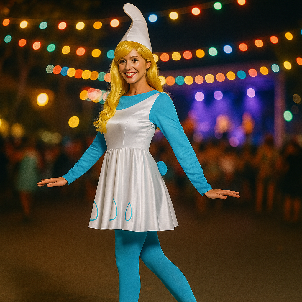 Smurfin kostuum voor vrouwen