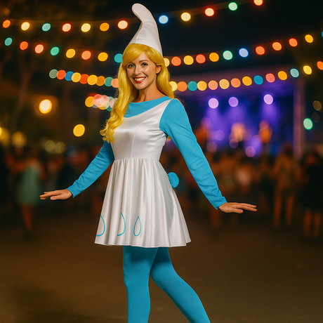 Smurfin kostuum voor vrouwen
