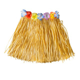 Falda hawaiana infantil paja