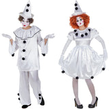 Pareja Payasos Pierrot